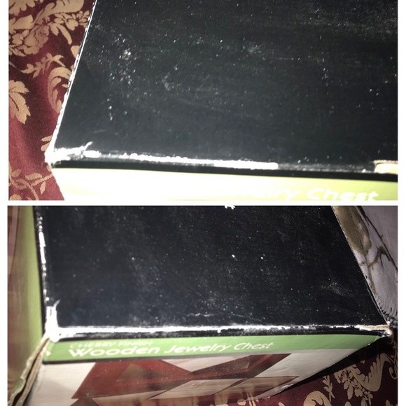 Cherry Wood Finished Jewelry Box *Price Firm* - Picture 5 of 8